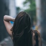 Brunette from behind